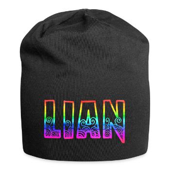 lian rs rainbow - Jersey Beanie - black - Front