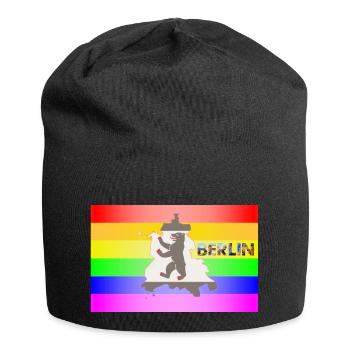 CSD Berlin Gay Pride - Jersey-Beanie - Schwarz - Vorne
