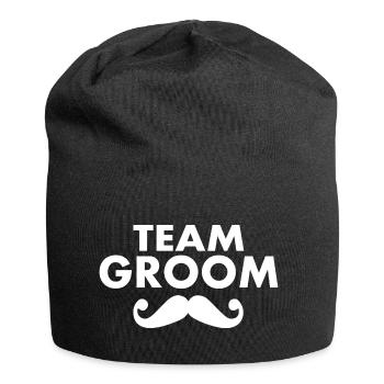 Team groom - Jersey Beanie - black - Front