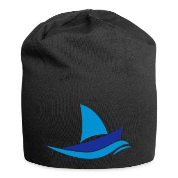 Sailboat - Jersey Beanie - black - Front