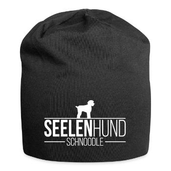 Schnoodle Seelenhund Hunde Hund Wilsigns - Jersey-Beanie - Schwarz - Vorne