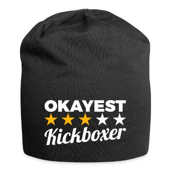 Kickboxeur moyen - Bonnet en jersey - noir - Devant