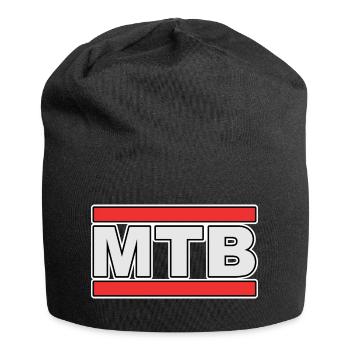 MTB Mountainbike #MTB - Jersey-Beanie - Schwarz - Vorne