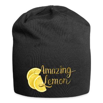 Amazing Lemon - Jersey Beanie - black - Front