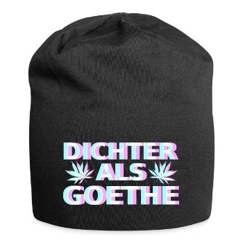 Cannabis Goethe - Jersey-Beanie - Schwarz - Vorne