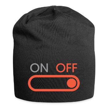 off button - Gaming and Streaming - Jersey Beanie - black - Front