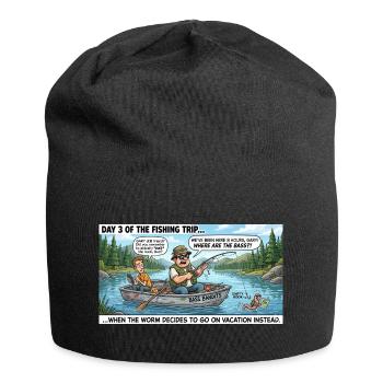 Bass Bandits Angeltour - Jersey-Beanie - Schwarz - Vorne