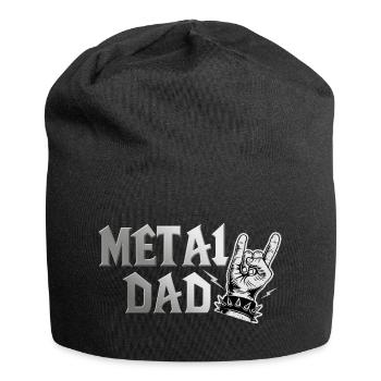 Metal Dad Cadeau Papa Heavy Metal Rock - Bonnet en jersey - noir - Devant