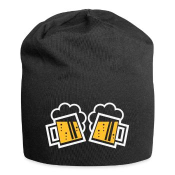 2 Bayrische Prosten (NEG) - Jersey-Beanie - Schwarz - Vorne