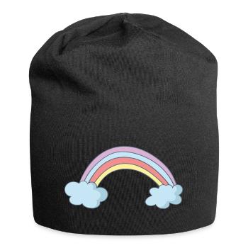 Arc-en-ciel - Bonnet en jersey - noir - Devant