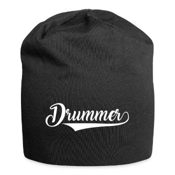 Schlagzeuger Retro Vintage Drumsticks - Jersey-Beanie - Schwarz - Vorne