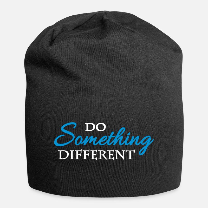 Do something different - Jersey Beanie - black