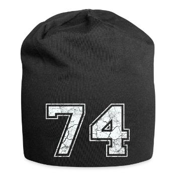 74 dans blanc in Used Look - Bonnet en jersey - noir - Devant