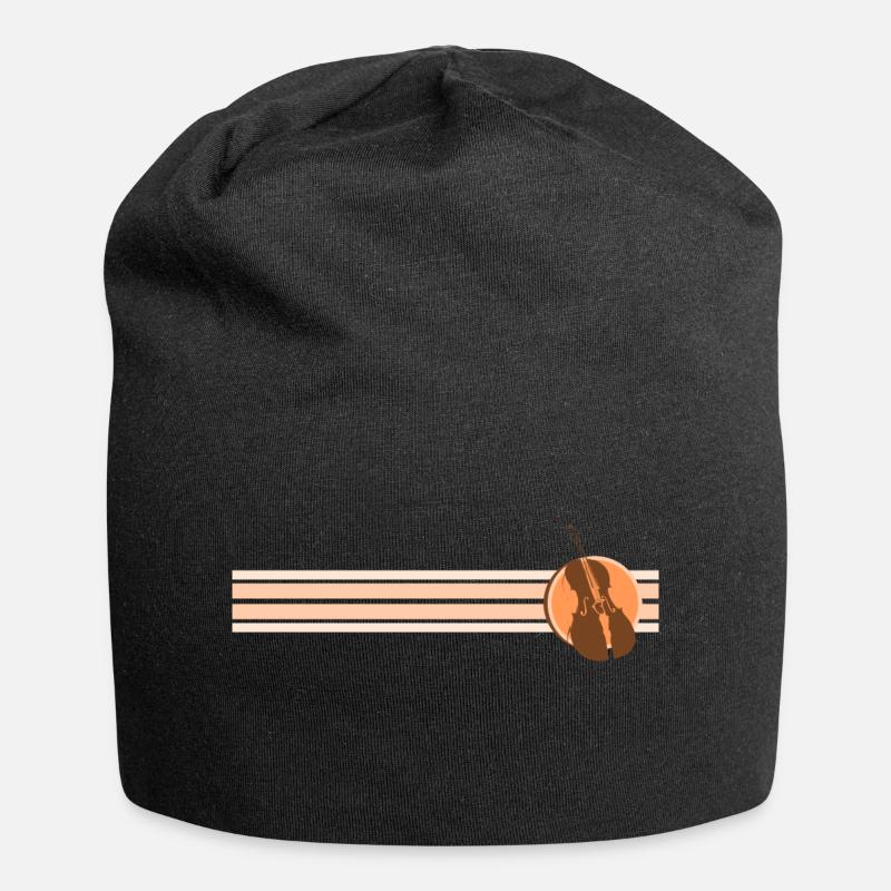 Cello I play cello gift idea - Jersey Beanie - black