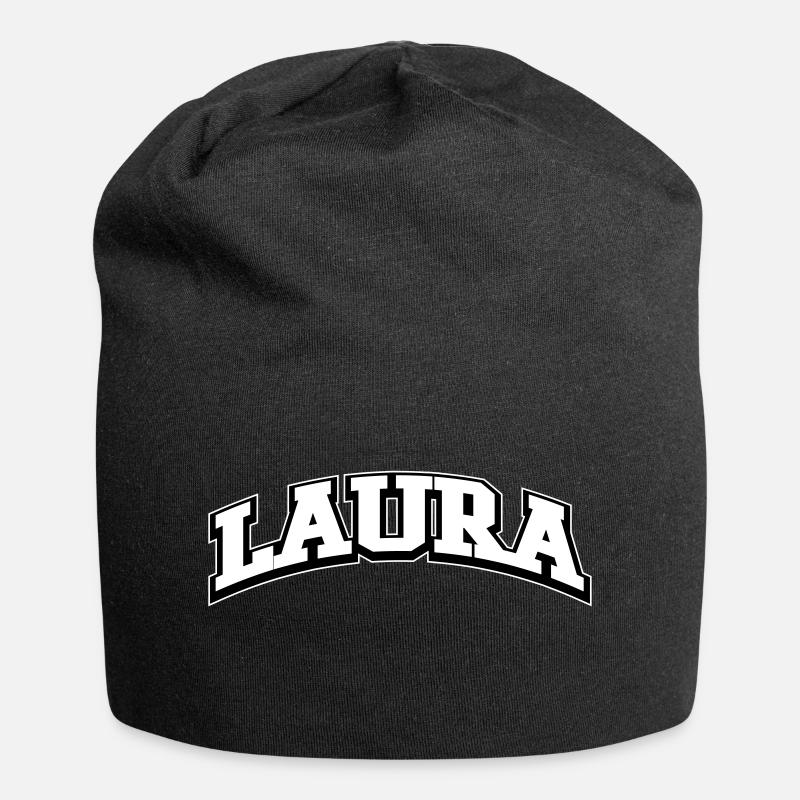 Laura College Uni Schul Geschenk - Jersey-Beanie - Schwarz