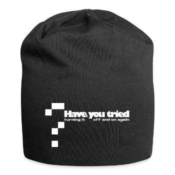 Have you tried... - Jersey Beanie - black - Front