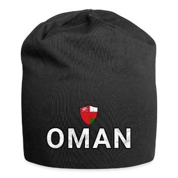 Oman - Jersey-Beanie - Schwarz - Vorne