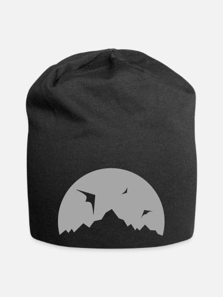 Lenkdrachen - Jersey-Beanie - Schwarz