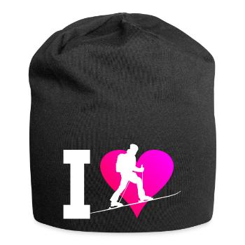 Herren Ski Touring Ski Ski Tour Ski Mountaineering - Jersey-Beanie - Schwarz - Vorne