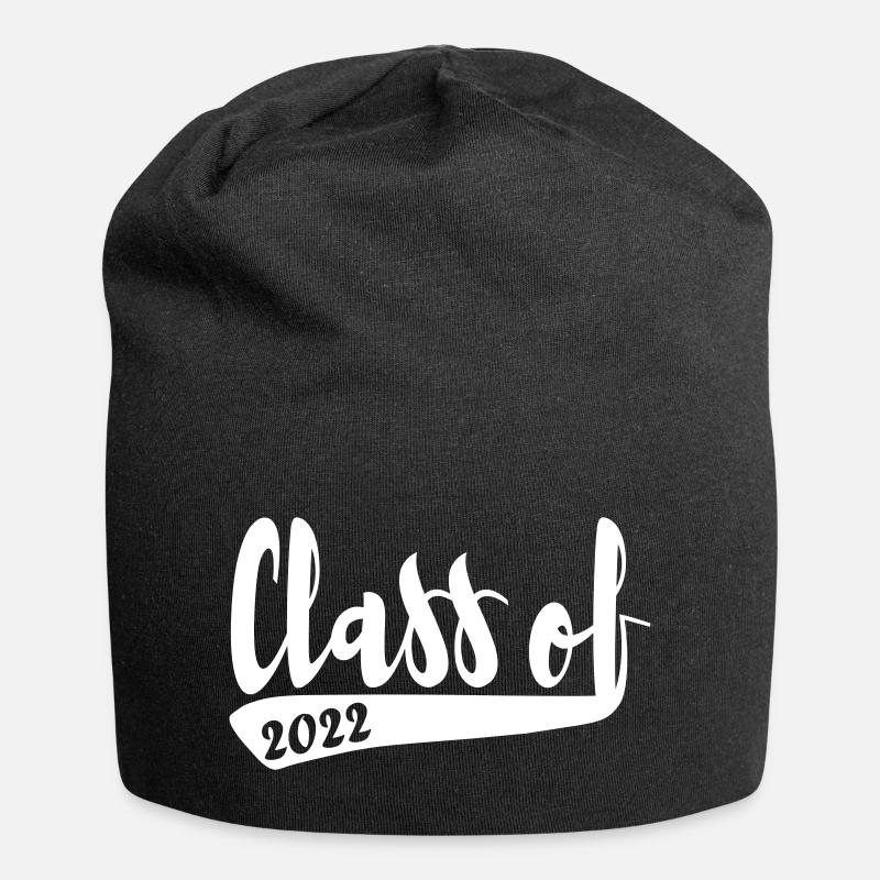 Classe de 2022 design simplement vintage - Bonnet en jersey - noir