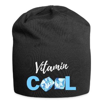 Vitamins COOL - Jersey Beanie - black - Front