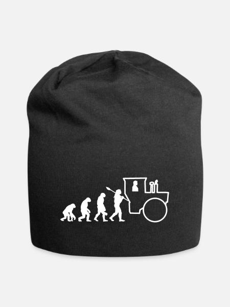Unimog - Evolution - Oldtimer - Offroad - MB Trac - Jersey-Beanie - Schwarz