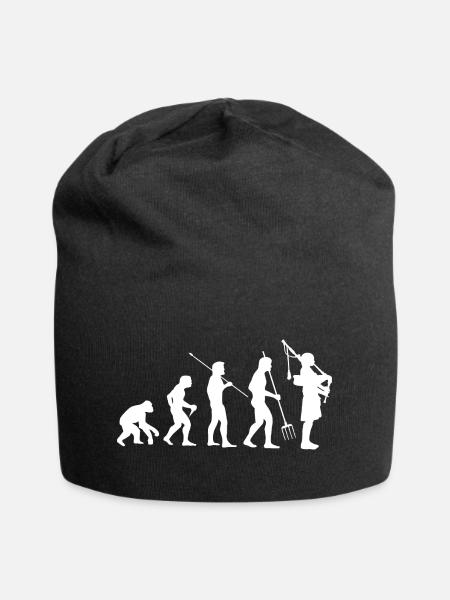 Dudelsack - Jersey-Beanie - Schwarz