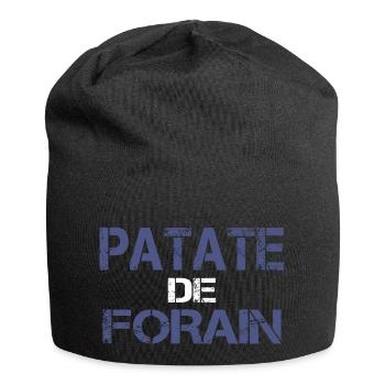 Patate de forain - Bonnet en jersey - noir - Devant