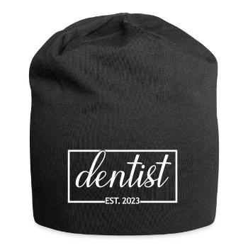 Dentiste Est. 2023 Diplômé en dentisterie Étudiant - Bonnet en jersey - noir - Devant