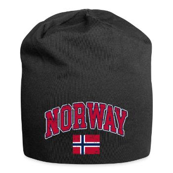 Norway Norway Flag - Jersey Beanie - black - Front