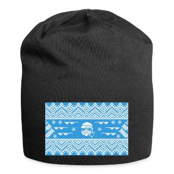 Santa Thug Weihnachten Life - Jersey-Beanie - Schwarz - Vorne