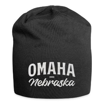 T-shirt vintage Omaha Nebraska - Bonnet en jersey - noir - Devant