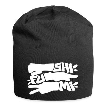shifumi blanc - Bonnet en jersey - noir - Devant