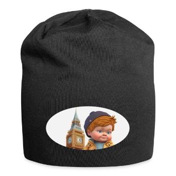 BIG BEN - Junge - SOUVENIR LONDON - Geschenkidee - Jersey-Beanie - Schwarz - Vorne