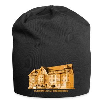 Hôtel de ville d'Olbernhau Monts Métallifères Saxe - Bonnet en jersey - noir - Devant