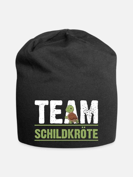 Schildkröte Schildkröten - Jersey-Beanie - Schwarz
