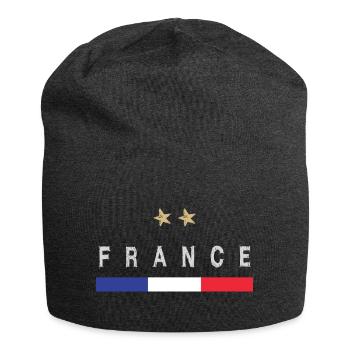 Maillot de football France Drapeau français - Bonnet en jersey - charbon - Devant