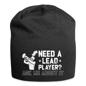 Mellophone Player Marching Band Lead Player - Jersey Beanie - black - Front