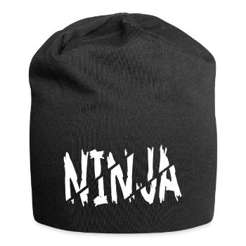 Ninja - Bonnet en jersey - noir - Devant