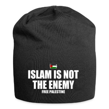 Free palestine Islam is not the enemy - Jersey Beanie - black - Front