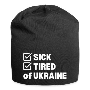 Sick and Tired - Jersey Beanie - black - Front