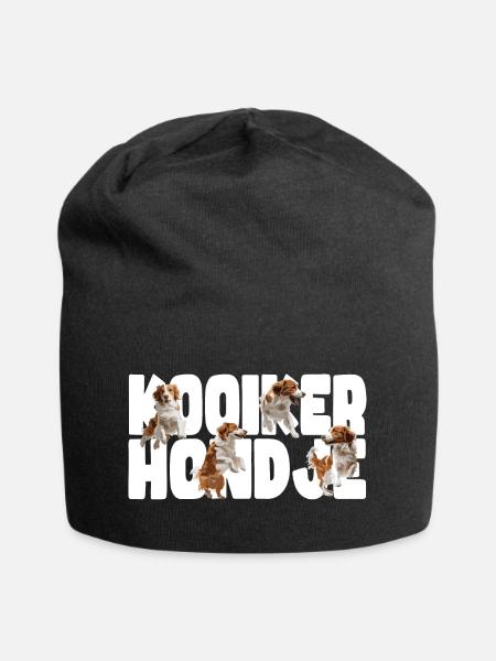 Cooles Kooikerhondje Design - Jersey-Beanie - Schwarz