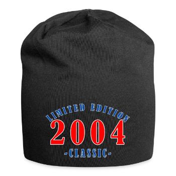 2004 Geburtsjahr - Jersey-Beanie - Schwarz - Vorne