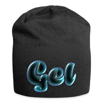 Effet de texte gel - Bonnet en jersey - noir - Devant