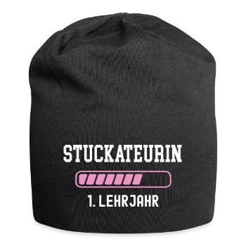 Plasterer Training 1 year Plasterer - Jersey Beanie - black - Front