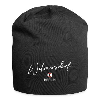 Wilmersdorf - Berlin Flag - Berlin Bear - Jersey Beanie - black - Front