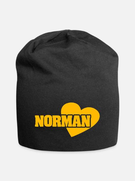 Gold Norman - Jersey-Beanie - Schwarz