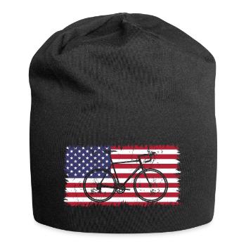 Cycling USA - Bonnet en jersey - noir - Devant