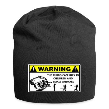 Avertissement Turbo - Bonnet en jersey - noir - Devant