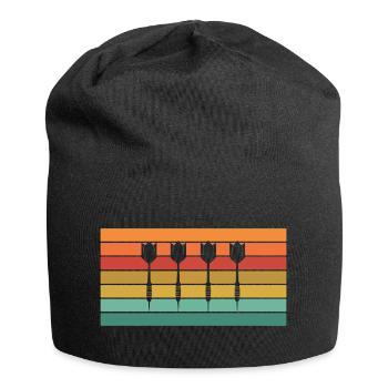 Dartpfeile - Jersey-Beanie - Schwarz - Vorne